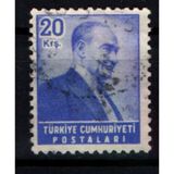Eabi-1955 Yılı Atatürk (Sağa Bakan Portre) Posta Pulları 20 Kuruş (Tp0520) İsfila 1826