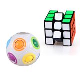 EACHHAHA Gökkuşağı Topu+Hız Küpü 3x3