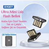 Eaget 32gb.minik Usb Flash Bellek Metal Şık Araç İçin Mükemmel