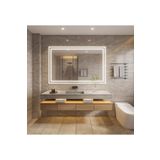 eagle mirror 100x70 Dekoratif Banyo Aynası Led Işıklı Dokunmatikli