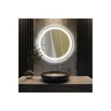 eagle mirror "Double Edge" Kumlu "Dokunmatik Sensörlü" Dekoratif Ledli Banyo Aynası
