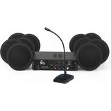 Eagletech Cafe ve Ofisler Için Hazır Ses Paketi: 10'lu Tavan Hoparlör Mikrofon ve Bluetooth Amfi Seti