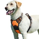 Eagloo Büyük Köpekler için Köpek Koşum Takımı, Reflektörlü Ayarlanabilir Yumuşak Yastıklı Yelek ve Kolay Kontrol Kolu ile Ön Klipsli Köpek Yürüyüş Koşumu, 2 Metal Halkalı Boğulmayan Evcil Hayvan
