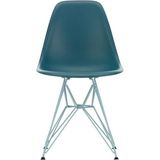 Eames Plastik Yan Sandalye Re Dsr Duotone, Geri Dönüştürülmüş Plastik - Mavi