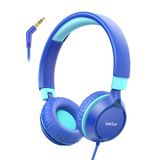 EarFun S1 Kablolu Kulaküstü Çocuk Kulaklık - Ayarlanabilir Kafa Bandı - Okul/seyahat/erkek/kız Çocuklar/bilgisayar/tablet Için Taşınabilir - Mavi (EarFun Türkiye Garantili)