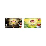 Earl Grey Demlik Süzen Poşet Bergamot Aramolı Siyah Çay 100'LÜ Paket ve Lipton Doğu Karadeniz Demlik Süzen Poşet Bergamot Aromalı Siyah Çay 100'LÜ Paket - 1 kg
