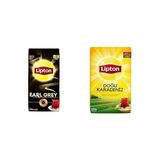 Earl Grey Dökme Bergamot Aromalı Siyah Çay Özel Seri 500 G Ve Lipton Doğu Karadeniz Dökme Çay, 1000 G