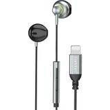 Earldom E67 Lightning Kablolu Kulaklık – Yüksek Hassasiyetli Stereo Ses, Mikrofonlu, Gümüş