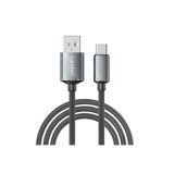 Earldom EC-199C 1.2M 3A USB to Type-C Siyah Hızlı Şarj Kablosu