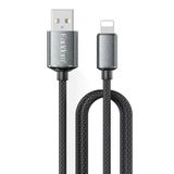 Earldom EC-200L 2M 3A USB to Lightning Siyah Hızlı Şarj Kablosu