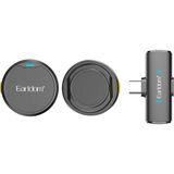 Earldom MC15C 2’li Wireless Yaka Mikrofonu – Gürültü Engelleme & Type‑C Alıcı, Video / Canlı Yayın İçin - Siyah