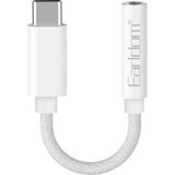 Earldom OT69 Type‑C to AUX 3.5 mm Adaptör – Tak‑Çalıştır Ses Dönüştürücü - Beyaz