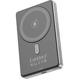 Earldom PD49 10.000 mAh 15W Kablosuz Şarj ve 20W Type-C Çıkışlı PD Hızlı Şarj Powerbank - Siyah