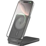 Earldom PD58 5.000 mAh 20W Kablosuz + Type-C Hızlı Şarj Powerbank & Stand | PD Çıkışlı - Siyah