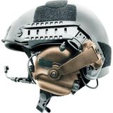 Earmor M32X Plus Kask Atış Kulaklığı Kulak Koruma Telsiz Yuvalı (Cayote Brown) Kahverengi - Standart - 1 Adet