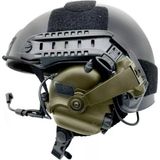 Earmor M32X Plus Kask Atış Kulaklığı Kulak Koruma Telsiz Yuvalı (Foliage Green) Yeşil - Standart - 1 Adet
