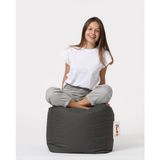 Earmut Kare Puf Outdoor Su Geçirmez 45 x 45 x 45 - Füme