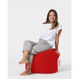 Earmut Kare Puf Outdoor Su Geçirmez 45 x 45 x 45 - Kırmızı
