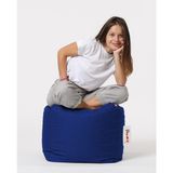 Earmut Kare Puf Outdoor Su Geçirmez 45 x 45 x 45 - Mavi