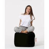 Earmut Kare Puf Outdoor Su Geçirmez 45 x 45 x 45 - Siyah