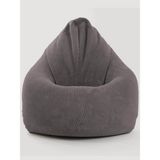 Earmut Piremium x xl Armut Koltuk Puf Fitilli Kadife Soft Cord Kumaş - Füme