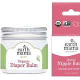 Earth Mama Organic Nipple Butter Göğüs Ucu Earth Mama Organic Diaper Balm Pişik Kremi Seti
