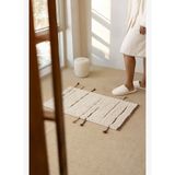 Earth Tekli Banyo Paspası %100 Pamuk 50x80 cm Kahverengi