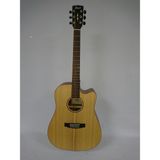 Earthgrand Bw Cfm Op Elektro Akustik Cutaway Gitar Çantalı, Masif Ladin