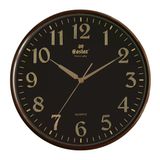 Eastar A3083 3D Kabartma Rakamlı İnce Kasa Sessiz Duvar Saati (33 Cm)