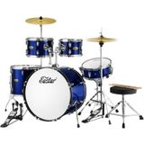 Eastar Eds-480mbe 22" 5-parça Akustik Davul Metallic Blue