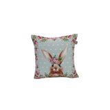 Easter Blue Goblen Kırlent 45 45 Mavi