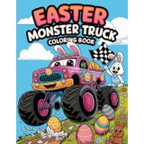 Easter Monster Truck Coloring Book: Easter-Themed Monster Truck Coloring Fun for Boys and Girls Who Love Big Wheels