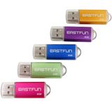 EASTFUN 5 x 8 GB disk USB flash drive 8 GB USB 2.0 Flash Memory Stick (beş farklı renk: Mavi Mor gül Yeşil altın)