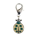 Eastland 1.5x2.5 cm Süsü Uğur Böceği Krem Yeşil Kedi Köpek Tasma
