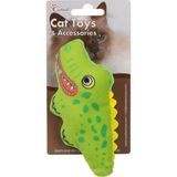 Eastland 15 cm Kedi Otlu Öten Peluş Timsah Kedi Oyuncağı