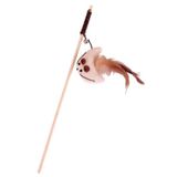 Eastland 40 cm Çıngıraklı Tahta Kedi Oltası