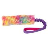 Eastland Bungee İpli Öten Gökkuşağı 52 cm Peluş Köpek Oyuncağı