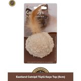 Eastland Catnipli Keçe Top 5 cm Kedi Oyuncağı - 1 - 1BW-Beyaz