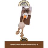 Eastland Catnipli Peluş Tavuk Kedi Oyuncağı 20 cm - Kahverengi