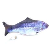 Eastland Hareketli Peluş Somon Catnipli Kedi Oyuncağı 30 Cm - (usb Kablolu)