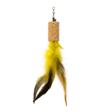 Eastland Tüylü Çıngıraklı Mantar Sarı 4x2.2 cm Kedi Oyuncağı