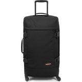 EastPak EK00081L0081 Siyah Orta Boy Çekçekli Kumaş Valiz