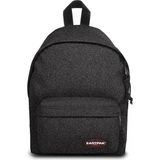 Eastpak ORBIT Kadın Sırt Çantası Simli Malzeme ile Standart Boyut 33,5 cm - Siyah
