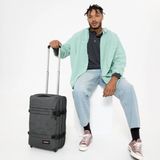 Eastpak Transit'r S Black Denim Valiz - Füme