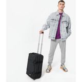 Eastpak Transit'r S Kabin Boy Çekçekli Tekerlekli Valiz 008 - Siyah