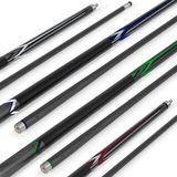 EastPoint Sports Masterton Bilardo Cue 4'lü Paket - Deri Uçlu ve Mikro Elyaf Tutamaklı Dört Adet 58" Bilardo İpucu İçerir
