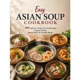Easy Asian Soup Cookbook: 100 Authentic Recipes for Noodle Soups, Fragrant Broths, Hearty Stews & Comfort Bowls