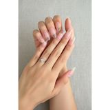 Easy Beauty 100 Adet Jel Tips Large Beden Orta Oval Protez Takma Tırnak Seti