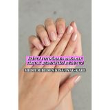Easy Beauty 100 Adet Jel Tips MEDIUM Beden Kısa Oval Kare Protez Takma Tırnak Seti