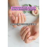 Easy Beauty 100 Adet Jel Tips XSMALL Beden Kısa Oval Kare Protez Takma Tırnak Seti